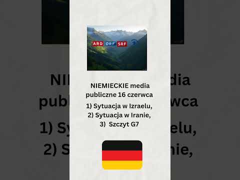 Niemieckie media publiczne 16 czerwca