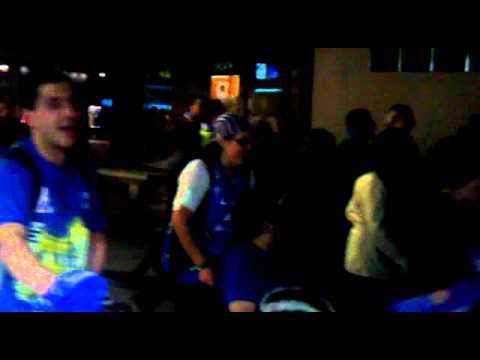 Perfumerías Avenida Celebración de la Liga por las calles de Salamanca