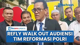 Roy Suryo Cs Tak Diizinkan Bicara, Refly Harun Walk Out saat Audiensi Bersama Tim Reformasi Polri