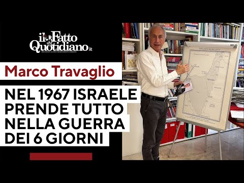 1967, la guerra dei sei giorni. Travaglio spiega Israele e i palestinesi