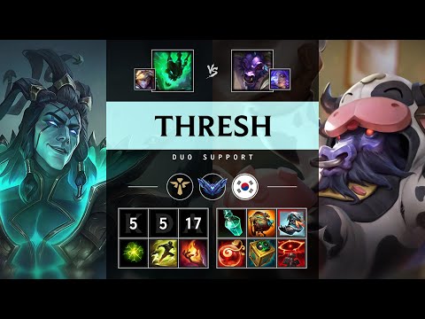 Thresh Support vs Alistar - KR Diamond Patch 25.15