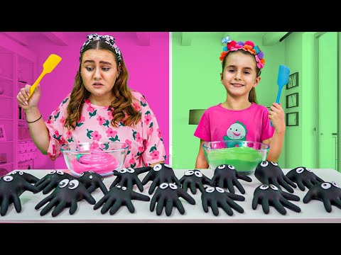Don't Choose the Wrong Glove Slime Challenge