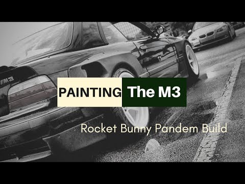 E36 M3 Widebody Build ( Rocket Bunny ) - Picking m3 up from paint
