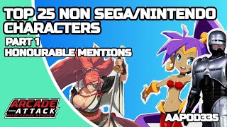 Top 25 Video Game Characters (Not Created by Sega or Nintendo) Honourable Mentions (AA Pod 335)