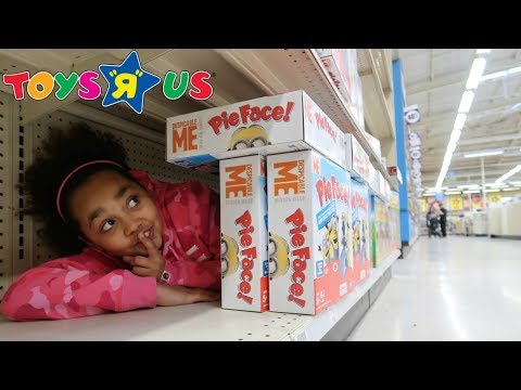 BEST HIDE AND SEEK SPOT In Toys R US | Toys AndMe