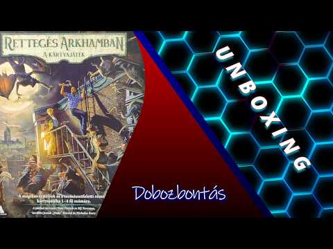 Rettegés Arkhamban dobozbontás/ New Arkham Horror Unboxing - Painting and Game