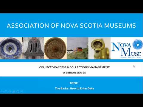 Webinar 1 - The Basics: How to Enter Data