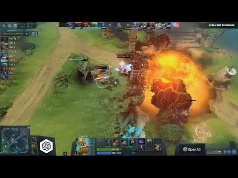 OPENAI FIVE vs TEAM HUMAN  / MATCH 2