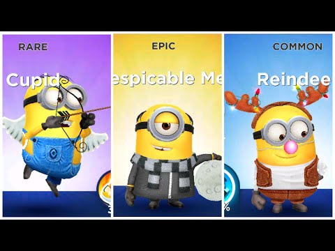 Minion Rush Cupid VS Despicable Mel VS Reindeer