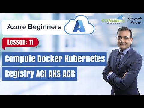 Compute Docker, Kubernetes register, ACI AKS ACR | K21Academy