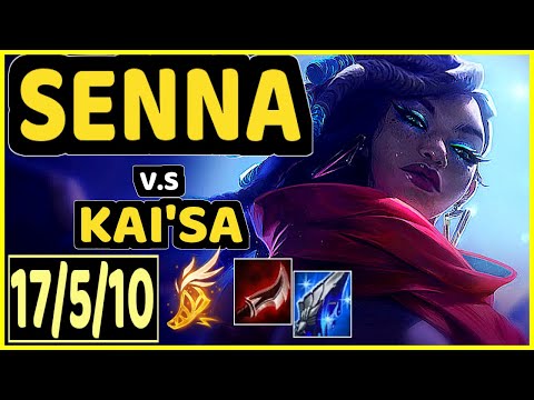 INNAXE (SENNA) vs KAI'SA - 17/5/10 KDA BOTTOM ADC GAMEPLAY - EUW Ranked GRANDMASTER