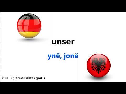 Mëso Gjermanisht - Shqip