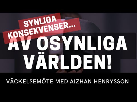 Kolla på SYNLIGA KONSEKVENSER AV DEN OSYNLIGA VÄRLDEN - Aizhan Henrysson - Vetlanda Friförsamling! SYNLIGA KONSEKVENSER AV DEN OSYNLIGA VÄRLDEN - Aizhan Henrysson - Vetlanda Friförsamling