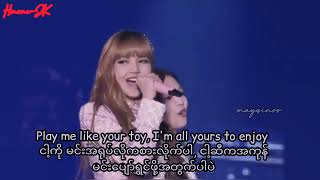 BLACKPINK&quot;Sure Thing&quot; (song by Miguel) live performance Myanmar Subtitles [Eng/mm sub lyrics]