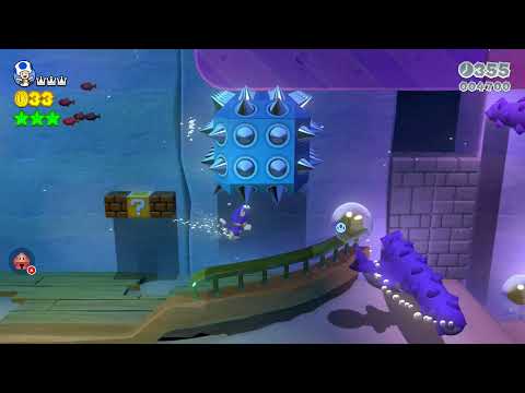 Super Mario 3D World (Switch) 11-7 Speedrun - Time: 61 (Former WR)