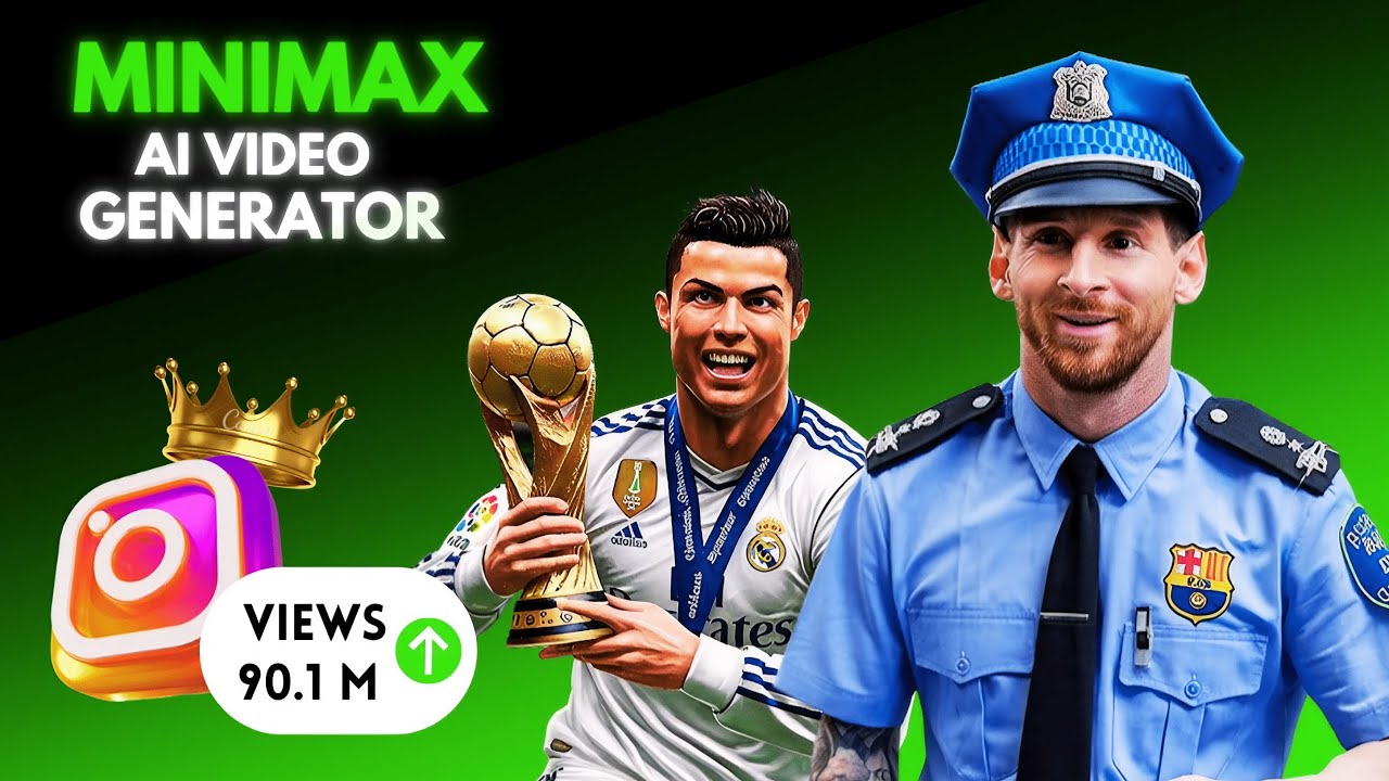 MiniMax & Hailuo AI: Create Viral AI Ronaldo & Messi Reels for Millions of Views! #hailuoai #minimax