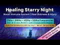Healing Starry Night | Cat Purr + Brown Noise | Pain Relief + Cell & DNA Repair | 174+285+432+528hz
