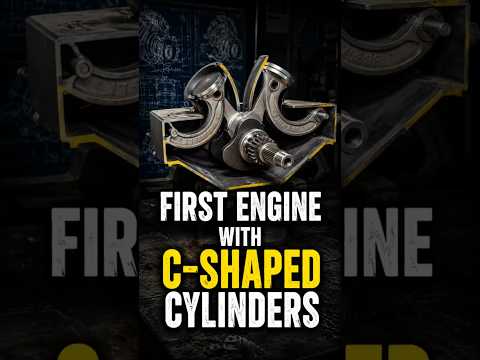 Crazy Engine With C-Shaped Cylinders! #engine #crazy #cshaped #automobile #trending #viral #usa