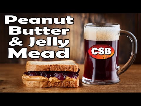 Peanut Butter and Jelly Mead: PB&J Sandwich in a Glass