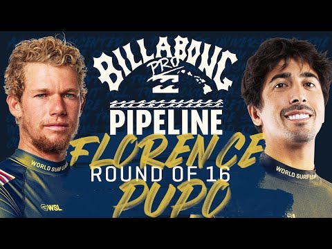 John John Florence x Miguel Pupo - Bateria 8, Round de 16 | Billabong Pro Pipeline 2023