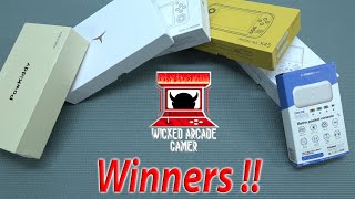 Winners For The Ultimate Arcade Wicked Give Away 🙌 / Handheld, Pandora's Box & Coin Pusher 365