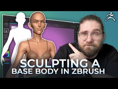 Creating a Stylized BASE BODY in ZBRUSH!