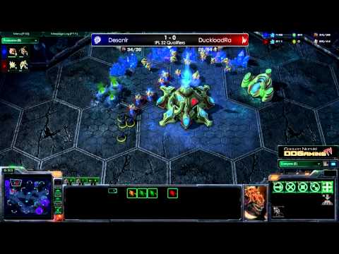 HD Starcraft 2: DuckloadRa [P] vs. Desanir [Z] IPL S2 G2