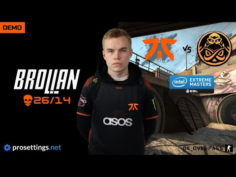fnatic Brollan (26/5/14) vs ENCE - de_overpass - 16-11 - POV DEMO & SETTINGS