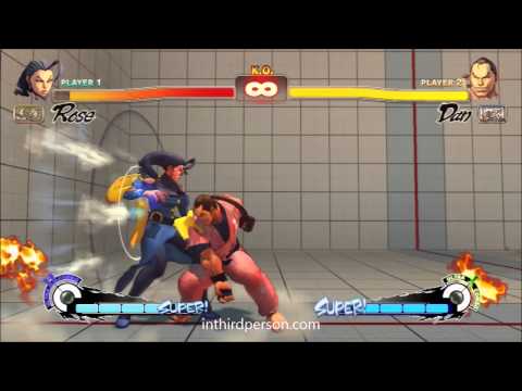 Ultra Street Fighter IV Rose Omega Mode Combo Video