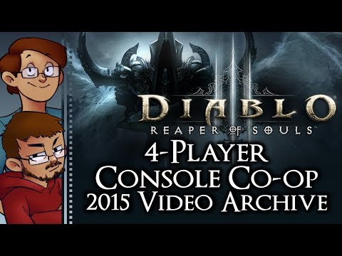 Let's Play Diablo III: Reaper of Souls Four Player Console Co-op - Old Video Archive (2015)