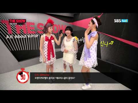 140408 Orange Caramel (오캬) - The Show 60s Interview