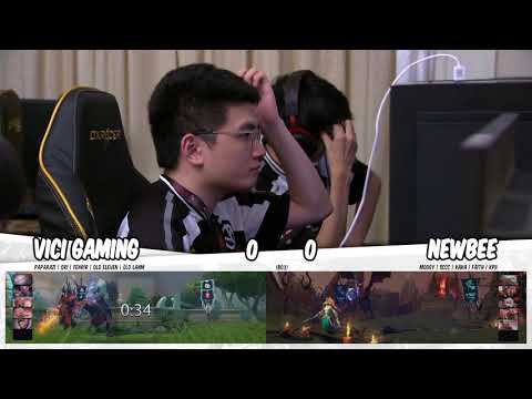 Newbee vs Vici Gaming Game 1 | China Dota2 Supermajor Playoffs Day 4