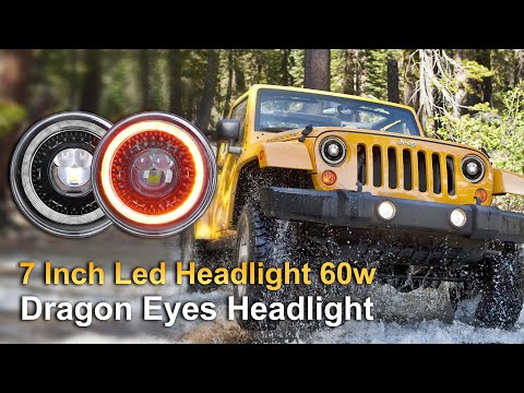 LOYO 2022 latest 7-inch Dragon Eye headlight installation