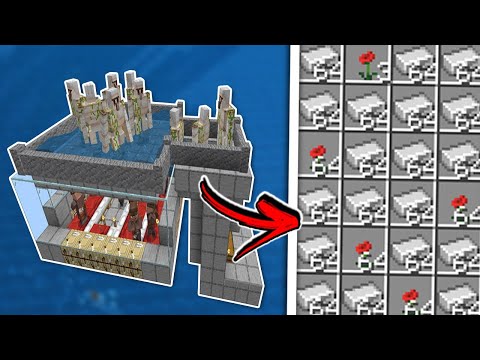 Iron Farm without Zombies in Minecraft Bedrock 1.21 (MCPE, Playstation, XBOX, Switch, PC)