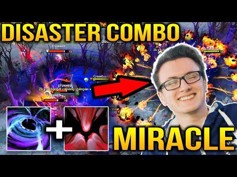 Miracle Enigma Black Hole + Shadow Fiend Disaster Combo Dota 2