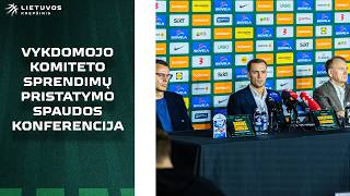 Spaudos konferencija skirta, Vykdomojo komiteto sprendimams aptarti