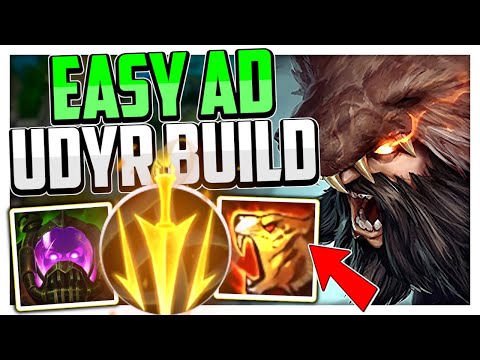 How to Play AD TIGER STANCE UDYR & CARRY | Udyr Jungle Guide Season 12 League of Legends
