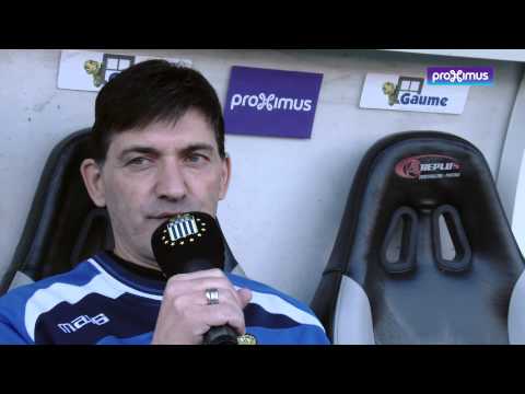 Felice Mazzu avant RCSC - KAA Gent