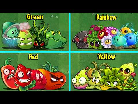 20 Team COLORFUL Plants Vs All Team Zombies - Who Will WIn? - Pvz 2 Team Plant Battlez