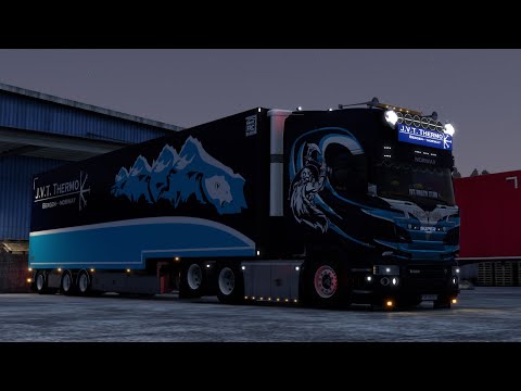 POV DRIVING SCANIA R620 6x2/2 Taglift LongChassis - - Bergen/Malmo - - JVT THERMO - - ETS2 ITA