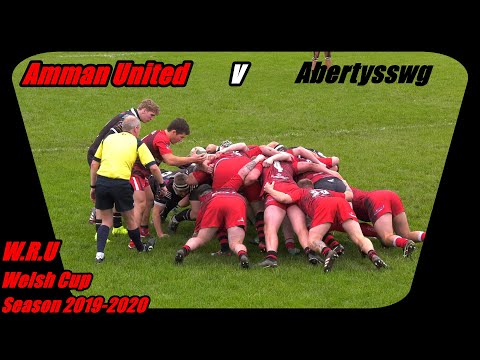 Amman United R.F.C v Abertysswg R.F.C Welsh Cup 2019-2020
