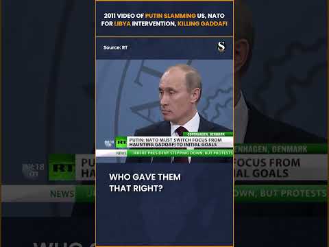 Putin's ANGER When Gaddafi was Killed: Who Gave You the Right? #shorts