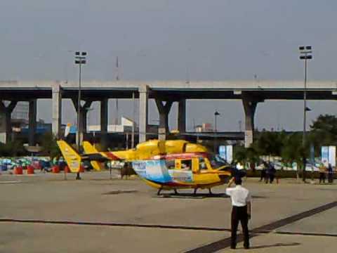 Si Chang Flying BK 117 Start Up & Take Off