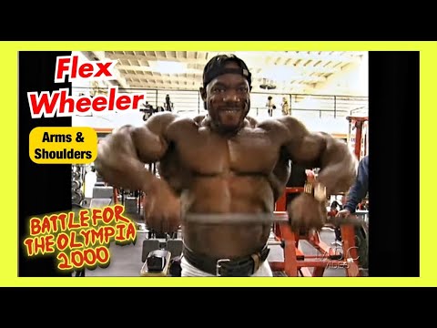 KEN “FLEX” WHEELER - BICEPS AND SHOULDER WORKOUT - BATTLE FOR THE OLYMPIA (2000)