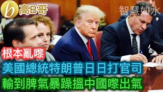 美國總統特朗普日日打官司 輸到脾氣暴躁搵中國嚟出氣［智慧如水 – 高B哥 GBG］ 