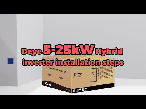 Кроки інсталяції Deye 5-25kW SG01HP3-EU-AM2