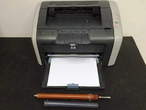 How to replace fuser film and lower roller sleeves hp laserj...