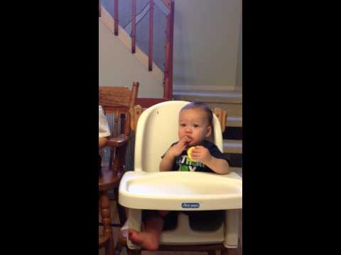 Darin loves his birthday cake