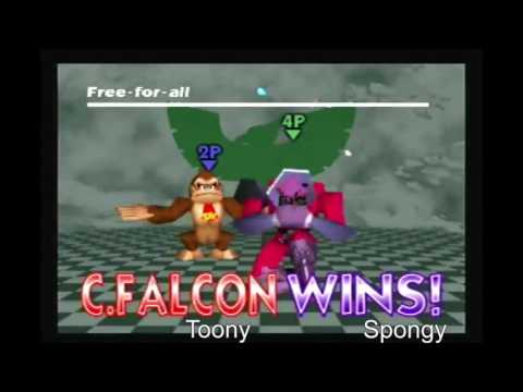 Toony (Mario) vs Sun Vulcan (Captain Falcon)