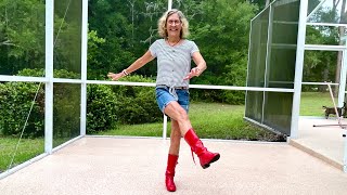 On Texas Time. Line dance demo and teach!